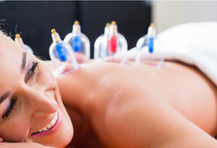benefícios da ventosa nas costas: relaxamento