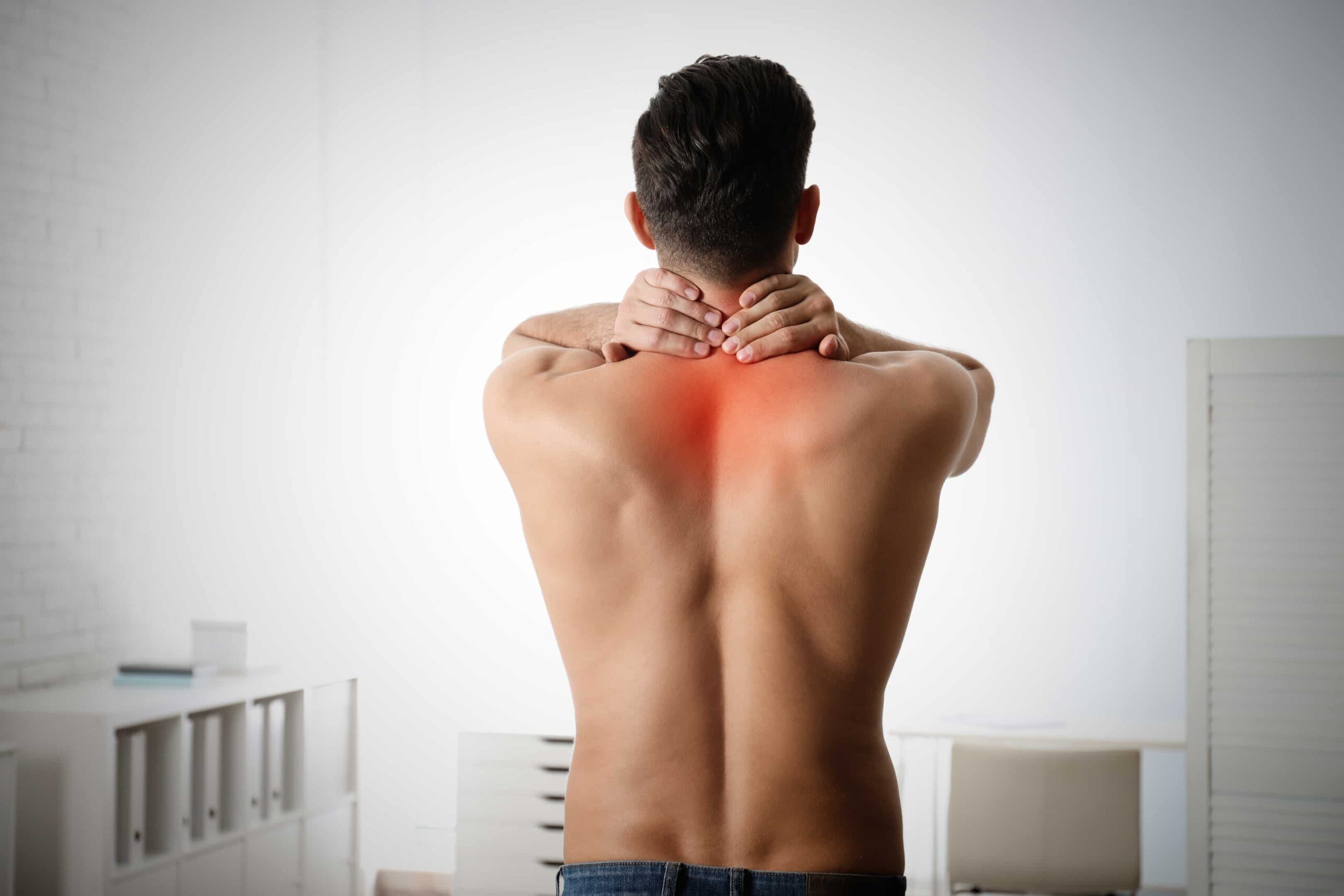 foto da coluna cervical