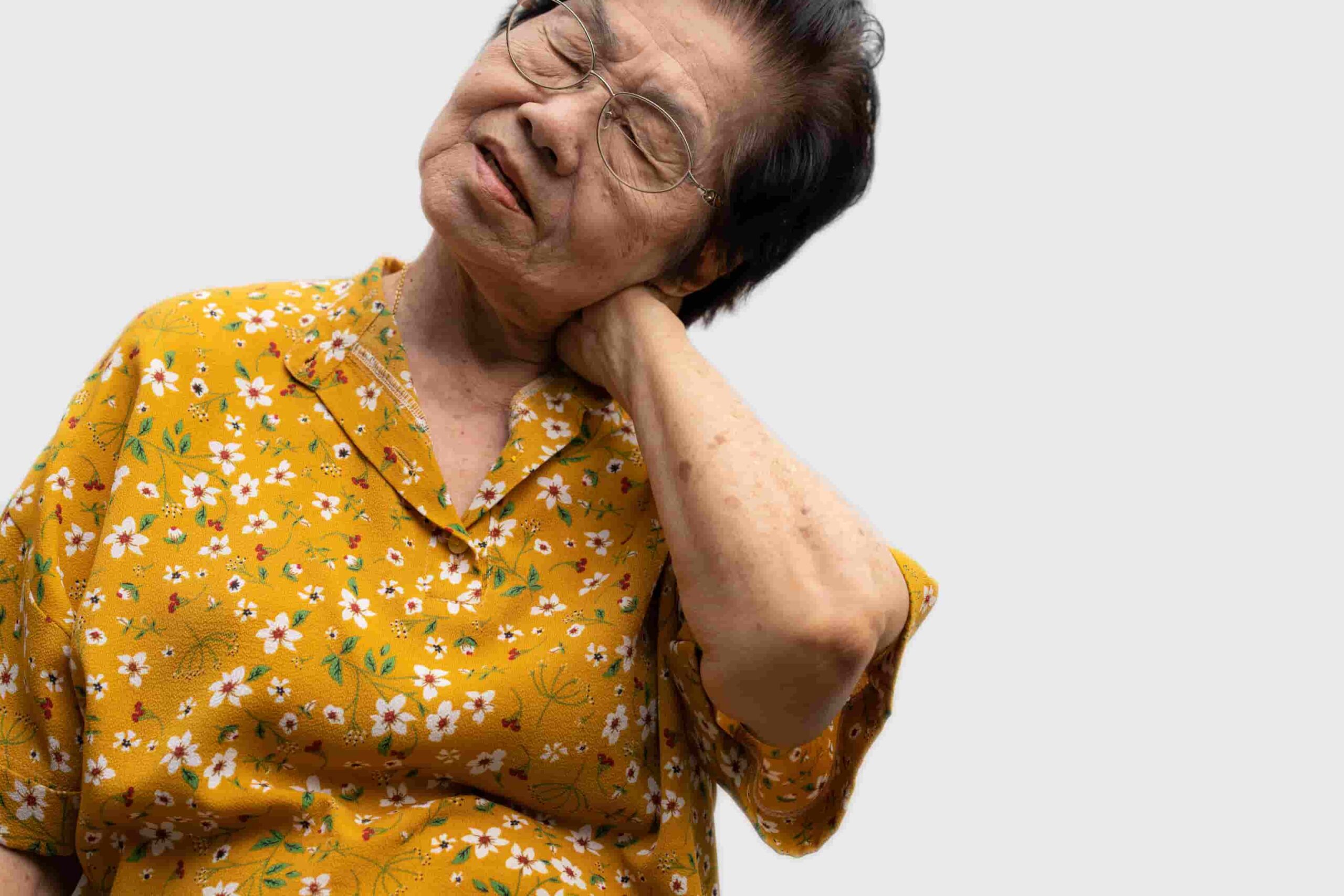foto de Bico de papagaio no pescoço