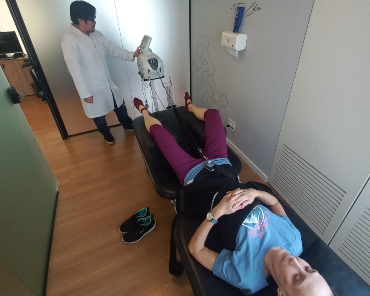 foto de clínica de fisioterapia