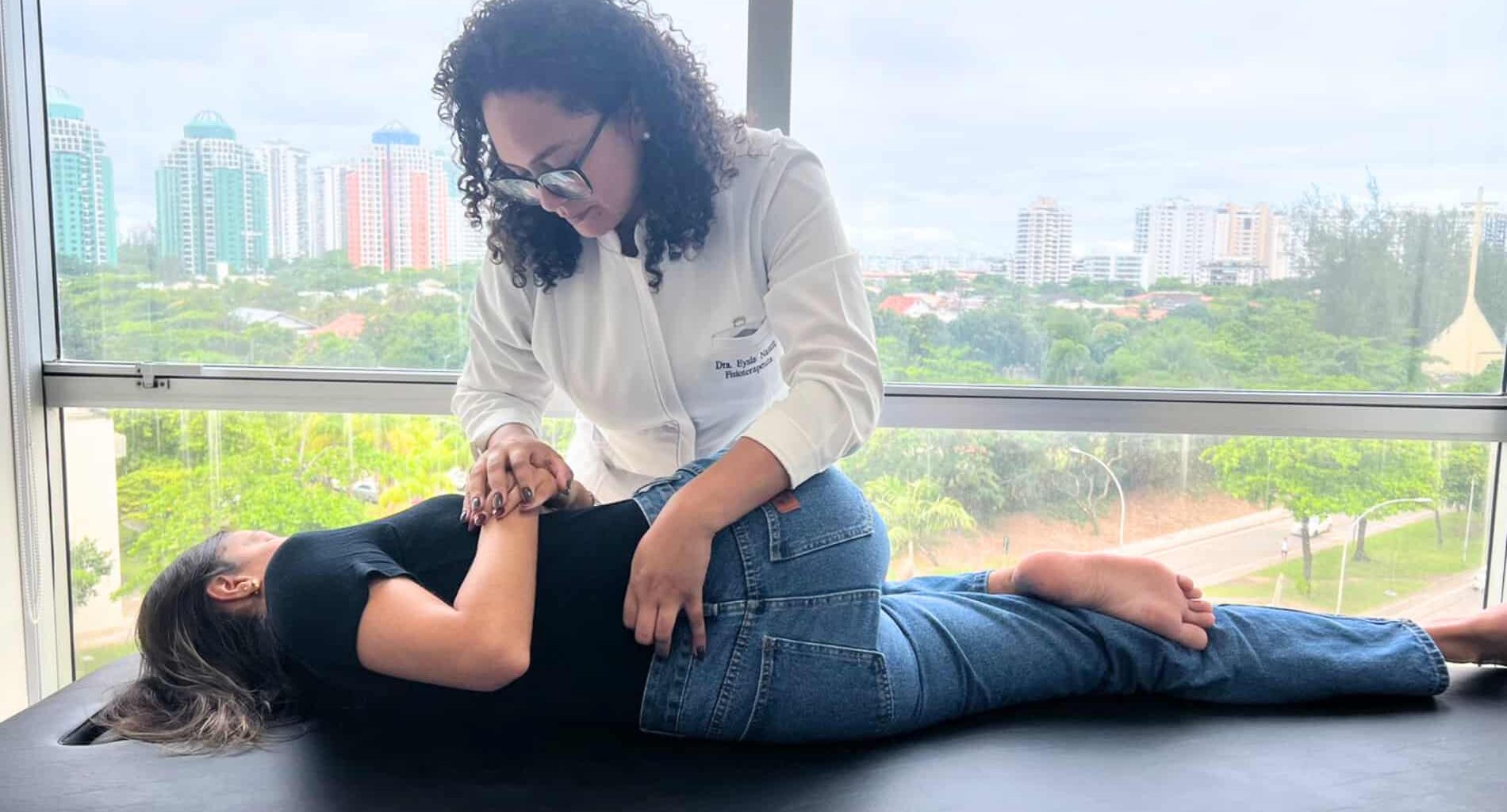 foto de acupuntura coluna