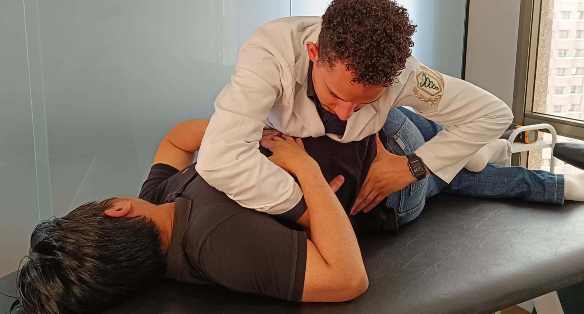 foto de compressão radicular lombar