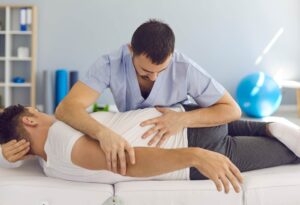 foto de manipulação vertebral